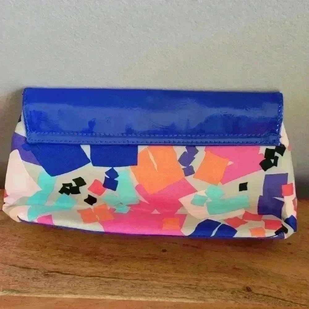 Shoshanna For Elizabeth Arden Multi-Color Organizer Make Up Cosmetic Bag